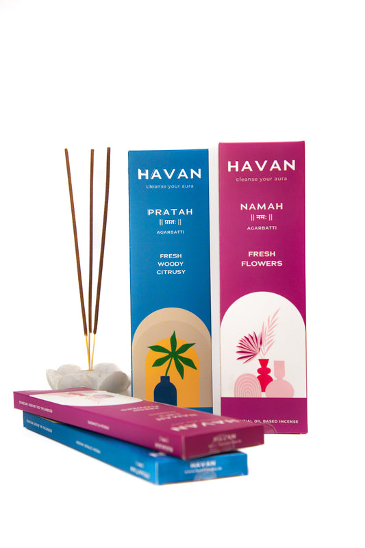 Combo Pack Namah & Pratah Incense